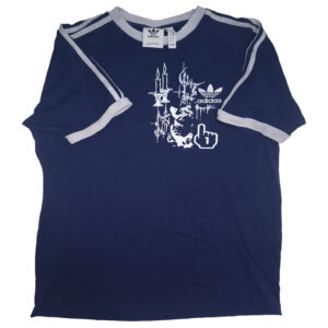 #10 Y2K MARINE BLUE ADIDAS SHIRT