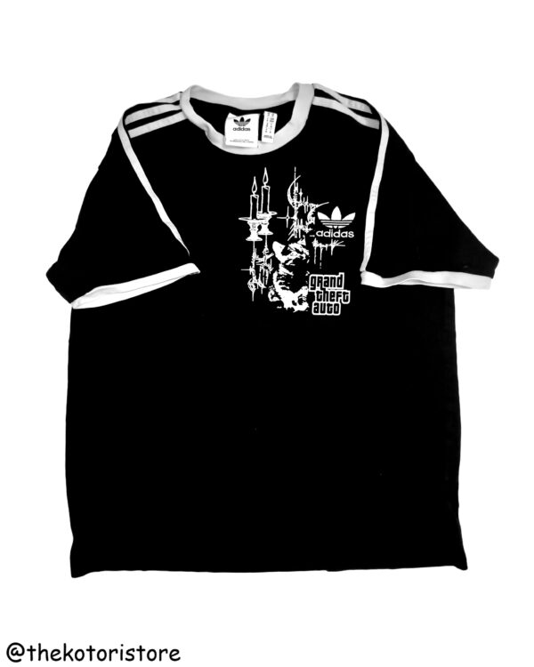#9 Y2K BLACK ADIDAS SHIRT